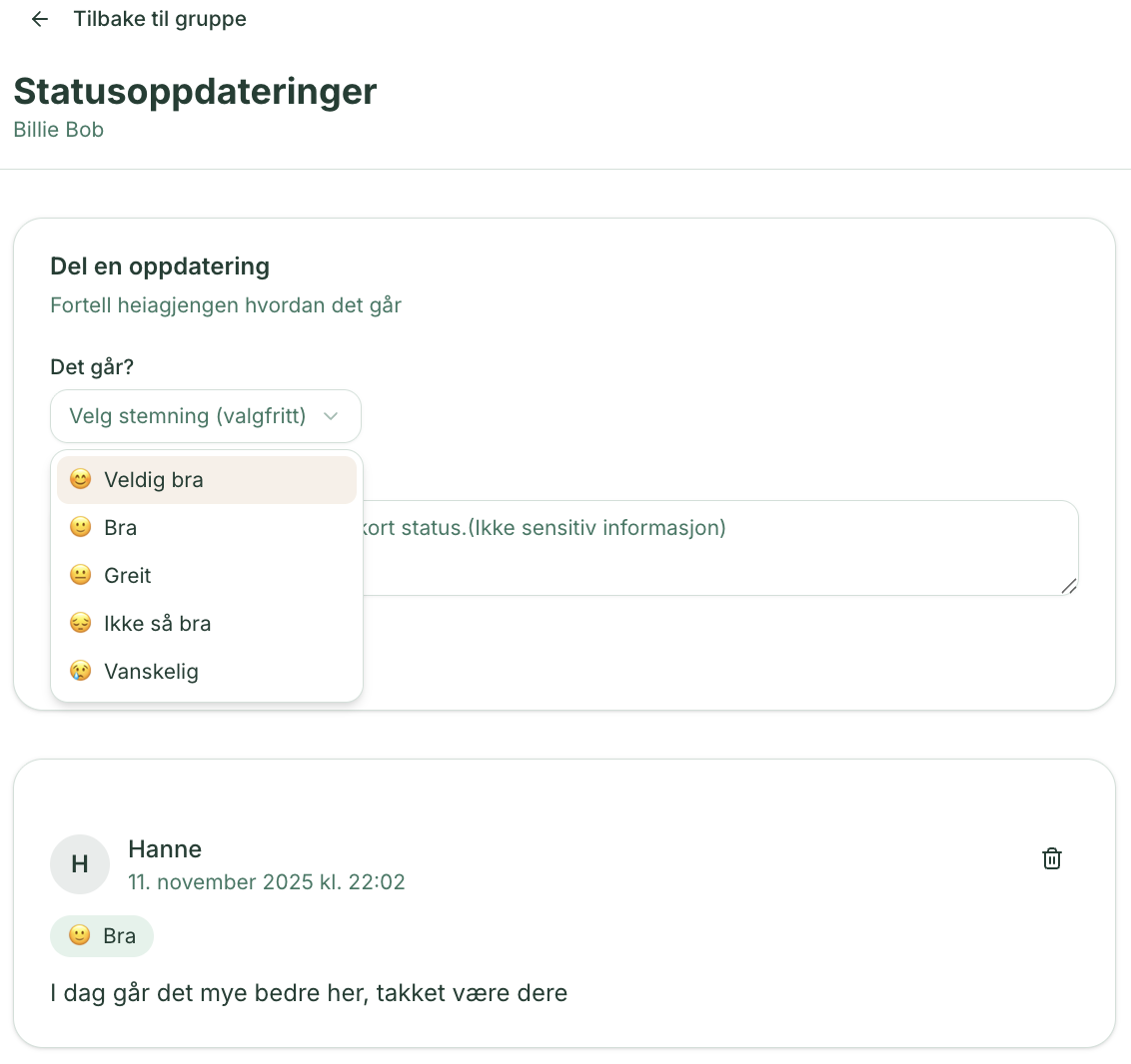 Fortell hvordan det går uten press